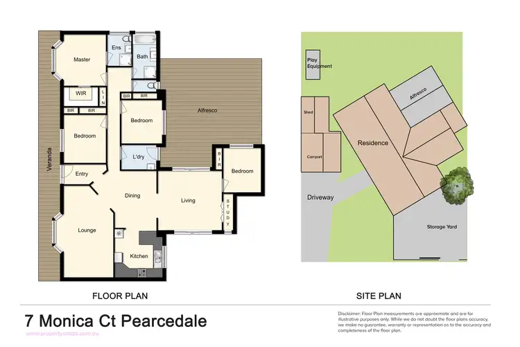 Floorplan of Homely house listing, 7 Monica Court, Pearcedale VIC 3912
