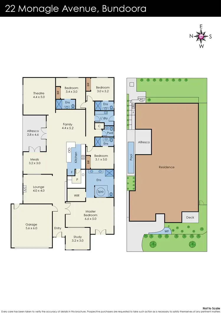 Floorplan of Homely house listing, 22 Monagle Avenue, Bundoora VIC 3083