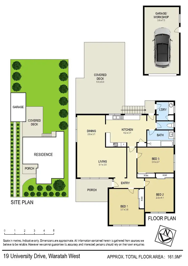 Floorplan of Homely house listing, 19 University Drive, Waratah West NSW 2298