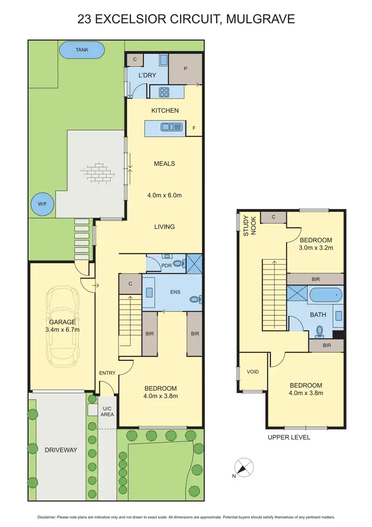 Floorplan of Homely house listing, 23 Excelsior Circuit, Mulgrave VIC 3170