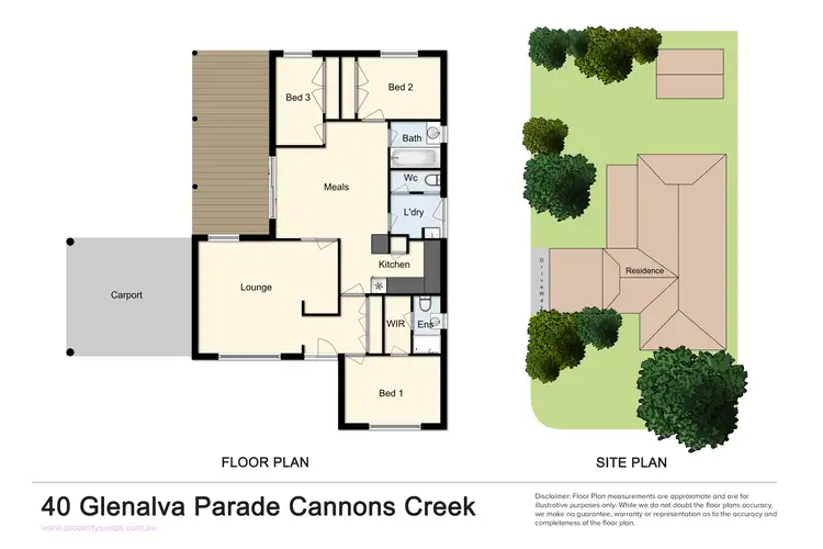 Floorplan of Homely house listing, 40 Glenalva Parade, Cannons Creek VIC 3977