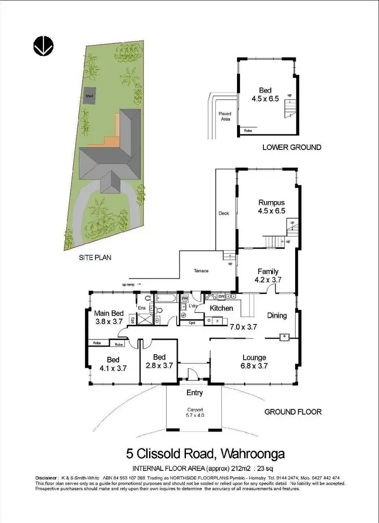 Floorplan of Homely house listing, 5 Clissold Road, Wahroonga NSW 2076