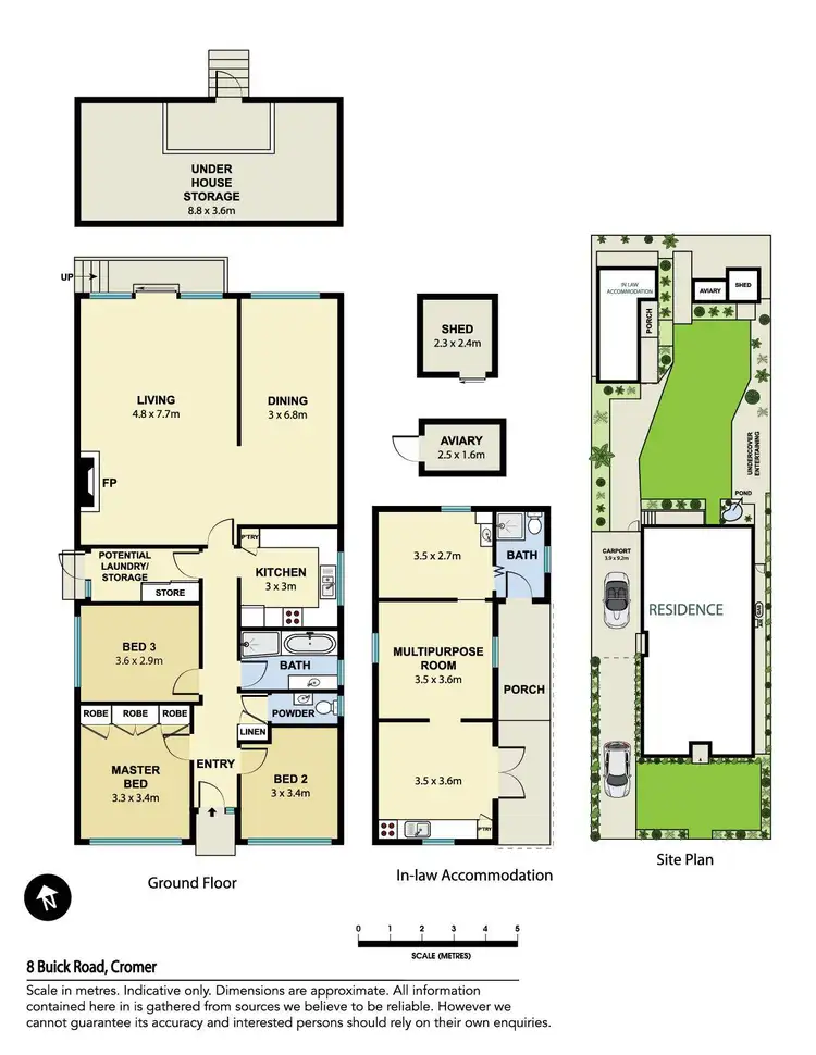 Floorplan of Homely house listing, 8 Buick Road, Cromer NSW 2099