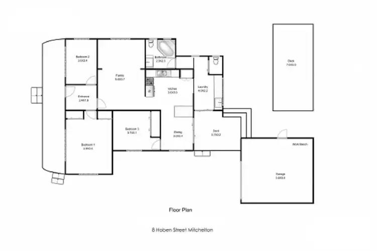 Floorplan of Homely house listing, 8 Hoben Street, Mitchelton QLD 4053
