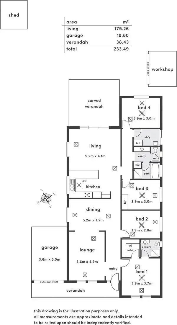 Floorplan of Homely house listing, 10 Leslie Avenue, Evandale SA 5069