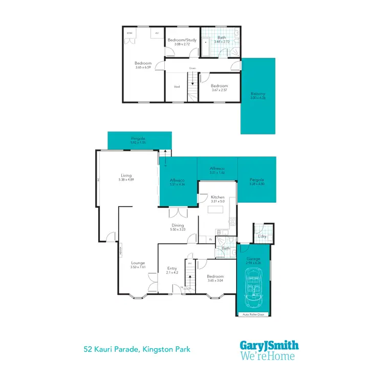 Floorplan of Homely house listing, 52 Kauri Parade, Kingston Park SA 5049