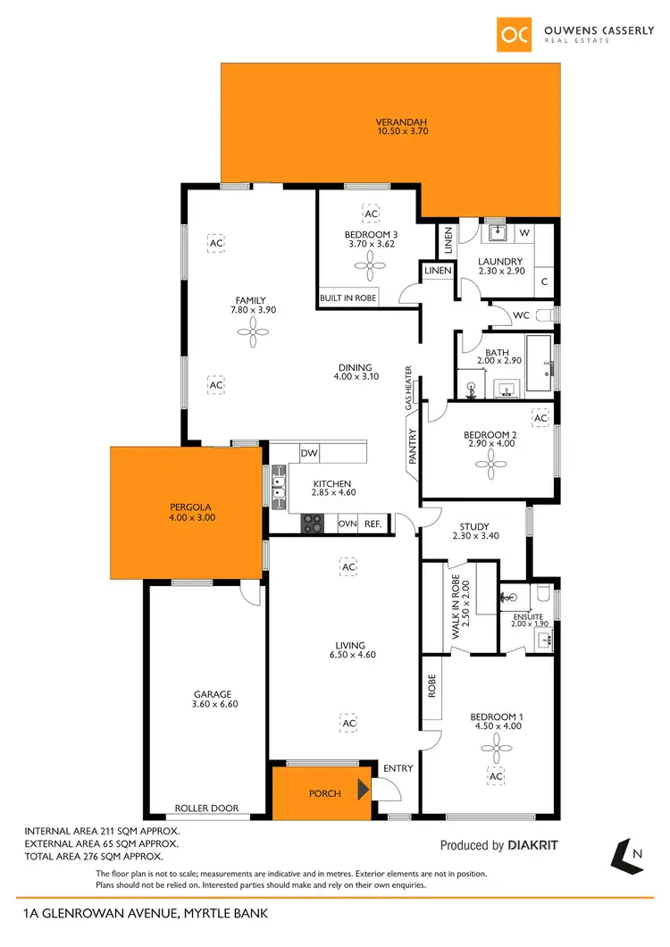 Floorplan of Homely house listing, 1A Glenrowan Avenue, Myrtle Bank SA 5064