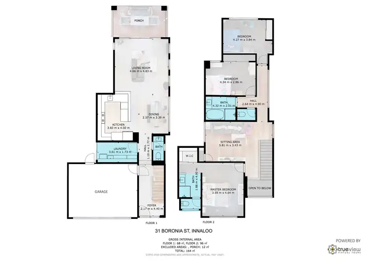 Floorplan of Homely house listing, 31B Boronia Street, Innaloo WA 6018