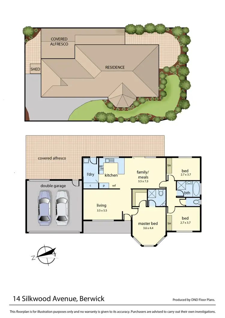 Floorplan of Homely house listing, 14 Silkwood Avenue, Berwick VIC 3806
