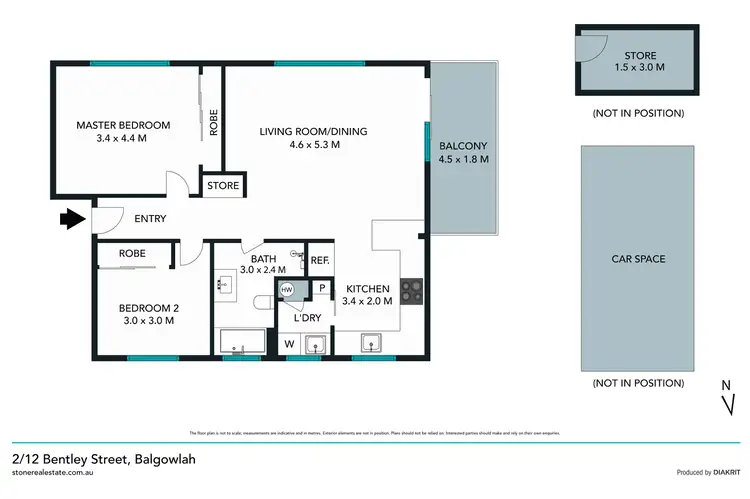 Floorplan of Homely apartment listing, 2/12 Bentley Street, Balgowlah NSW 2093