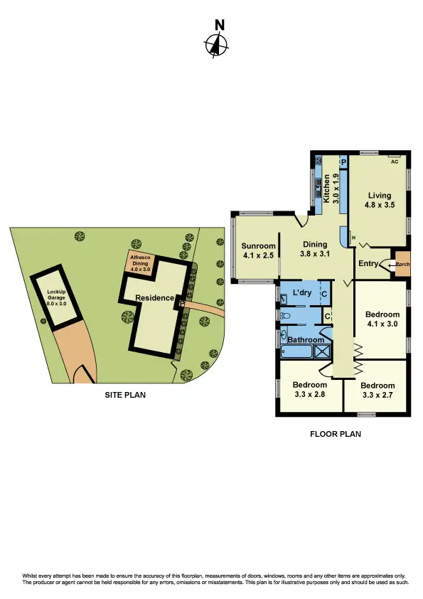 Floorplan of Homely house listing, 4 Morrison Street, Sunshine West VIC 3020