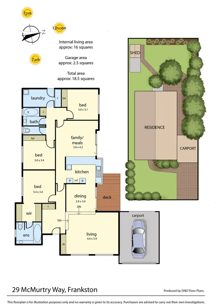 Floorplan of Homely house listing, 29 McMurtry Way, Frankston VIC 3199