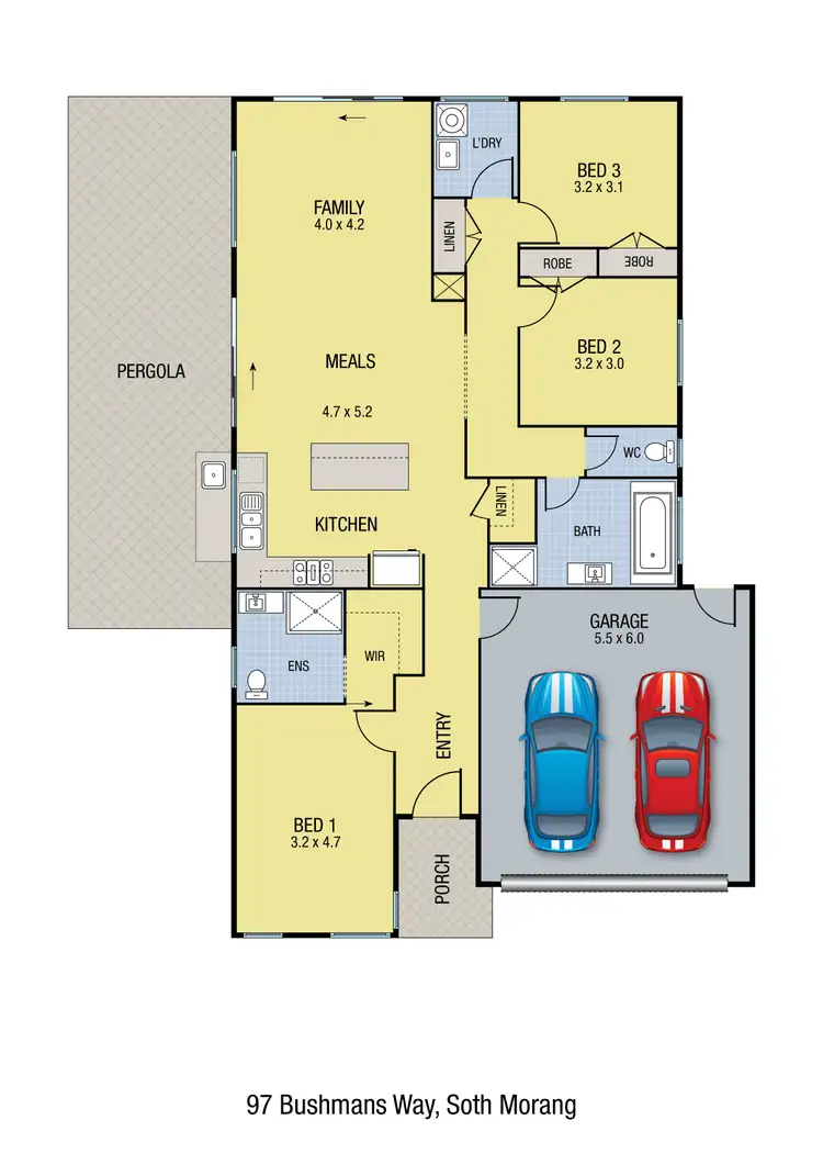 Floorplan of Homely house listing, 97 Bushmans Way, South Morang VIC 3752