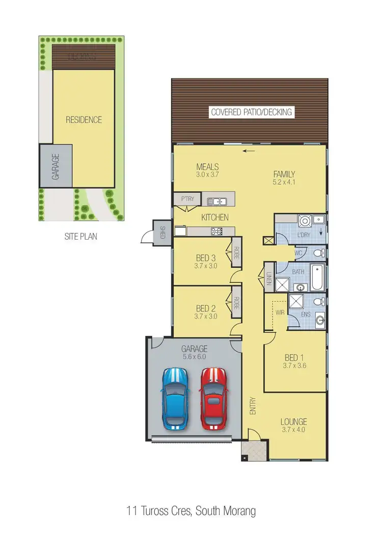 Floorplan of Homely house listing, 11 Tuross Crescent, South Morang VIC 3752