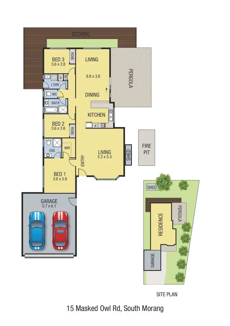 Floorplan of Homely house listing, 15 Masked Owl Road, South Morang VIC 3752