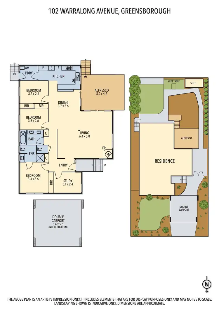 Floorplan of Homely house listing, 102 Warralong Avenue, Greensborough VIC 3088