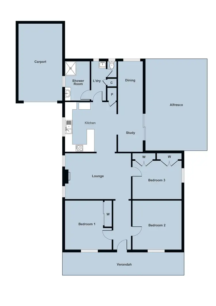 Floorplan of Homely house listing, 15 McKean Street, Maryborough VIC 3465