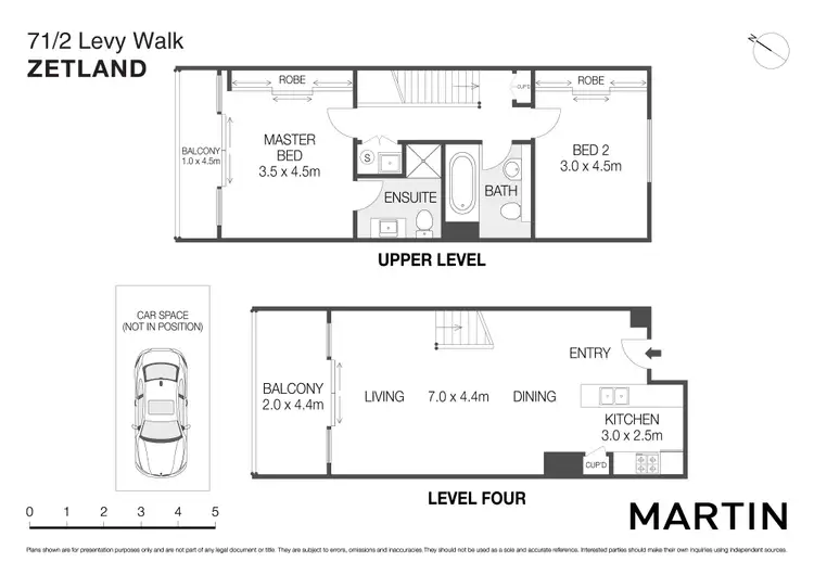 Floorplan of Homely apartment listing, 71/2 Levy Walk, Zetland NSW 2017