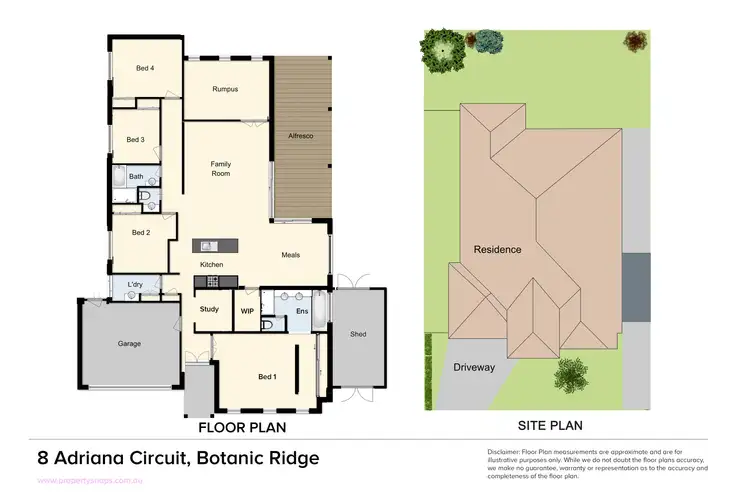 Floorplan of Homely house listing, 8 Adriana Circuit, Botanic Ridge VIC 3977