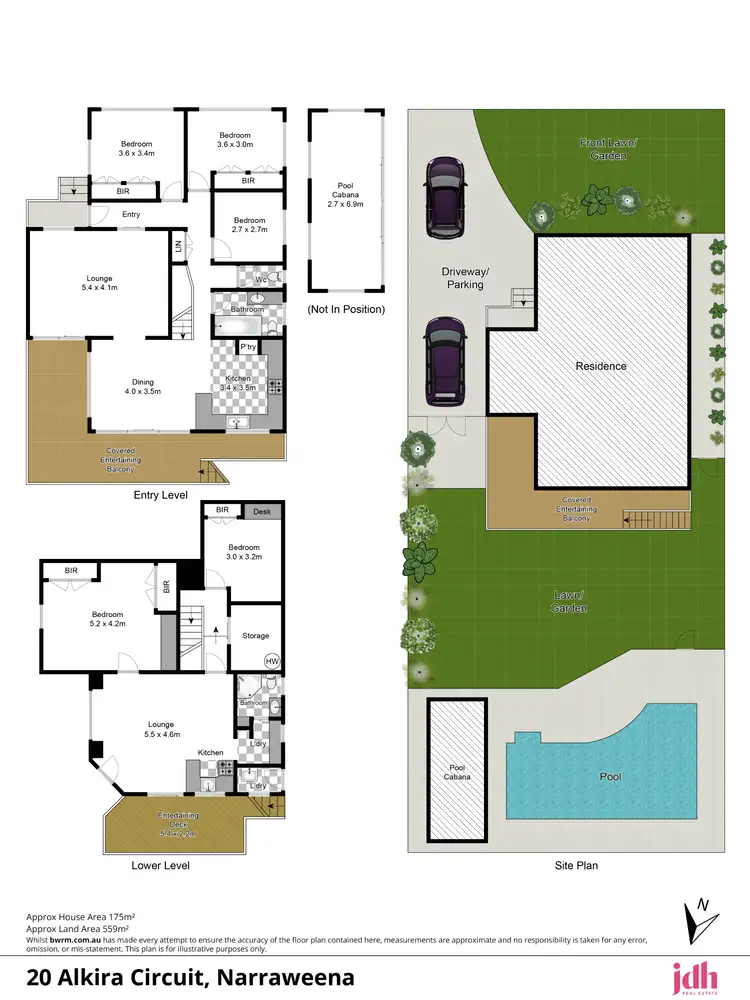 Floorplan of Homely house listing, 20 Alkira Circuit, Narraweena NSW 2099