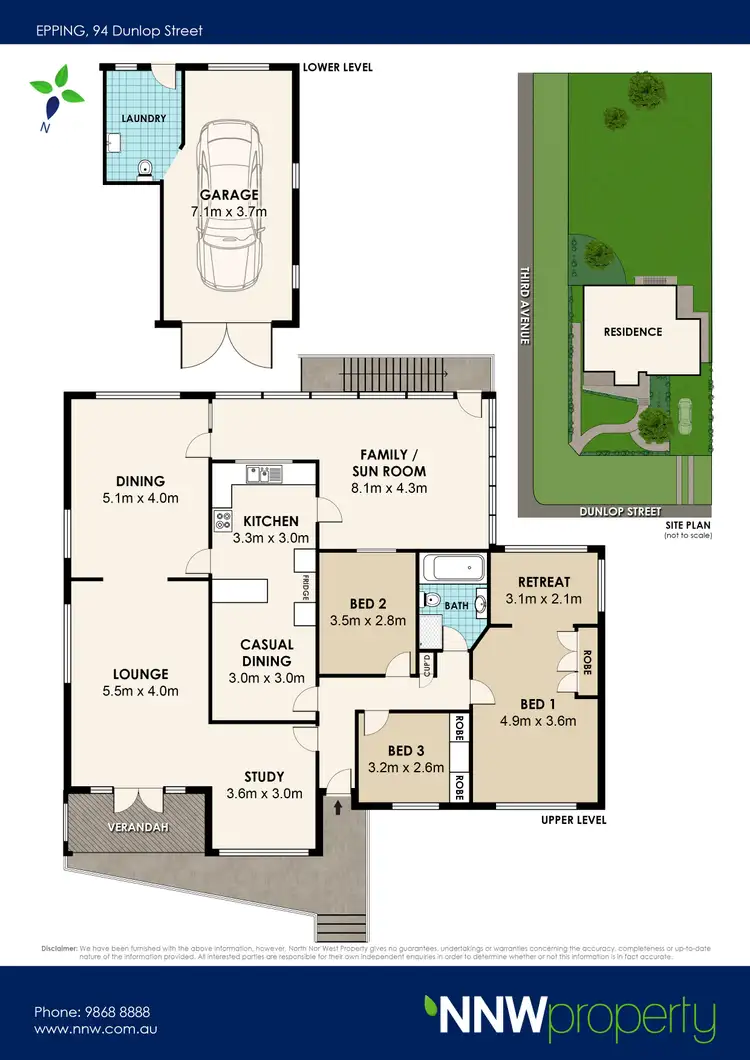 Floorplan of Homely house listing, 94 Dunlop Street, Epping NSW 2121