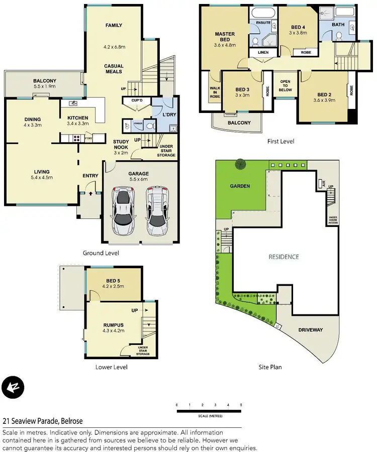 Floorplan of Homely house listing, 21 Seaview Parade, Belrose NSW 2085