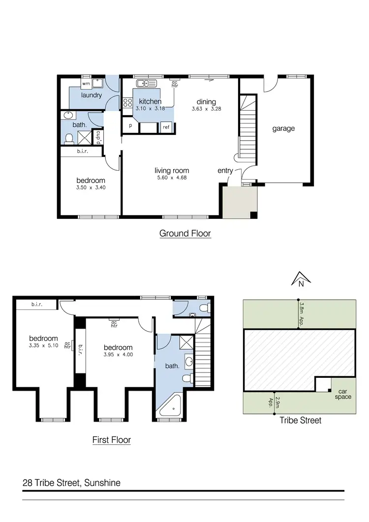 Floorplan of Homely house listing, 28 Tribe Street, Sunshine VIC 3020