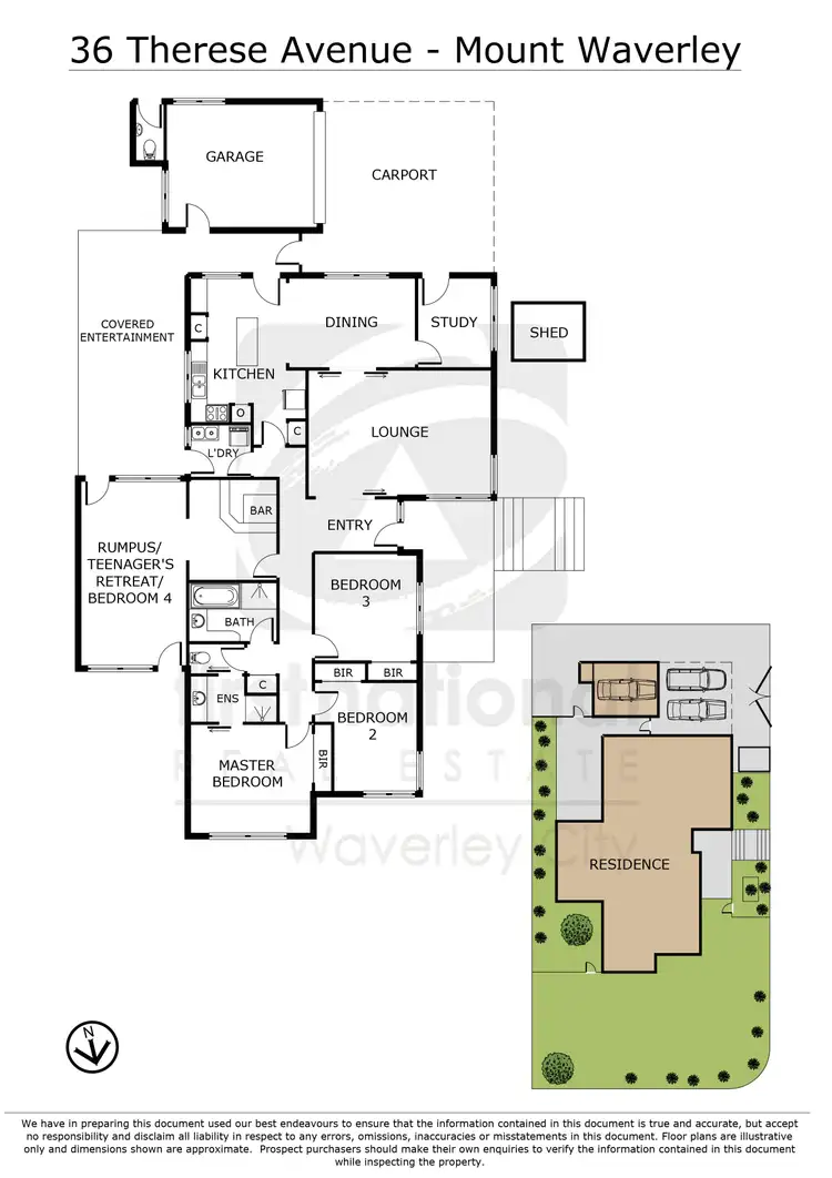 Floorplan of Homely house listing, 36 Therese Avenue, Mount Waverley VIC 3149
