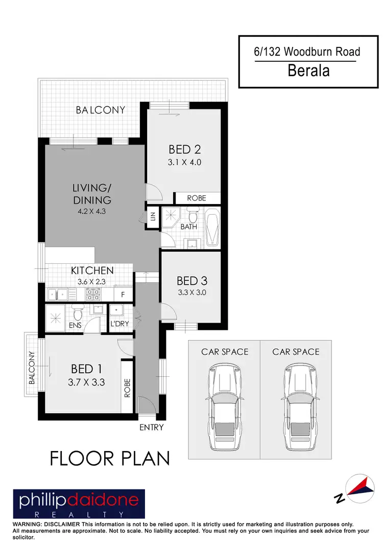 Floorplan of Homely apartment listing, 6/132 Woodburn Road, Berala NSW 2141