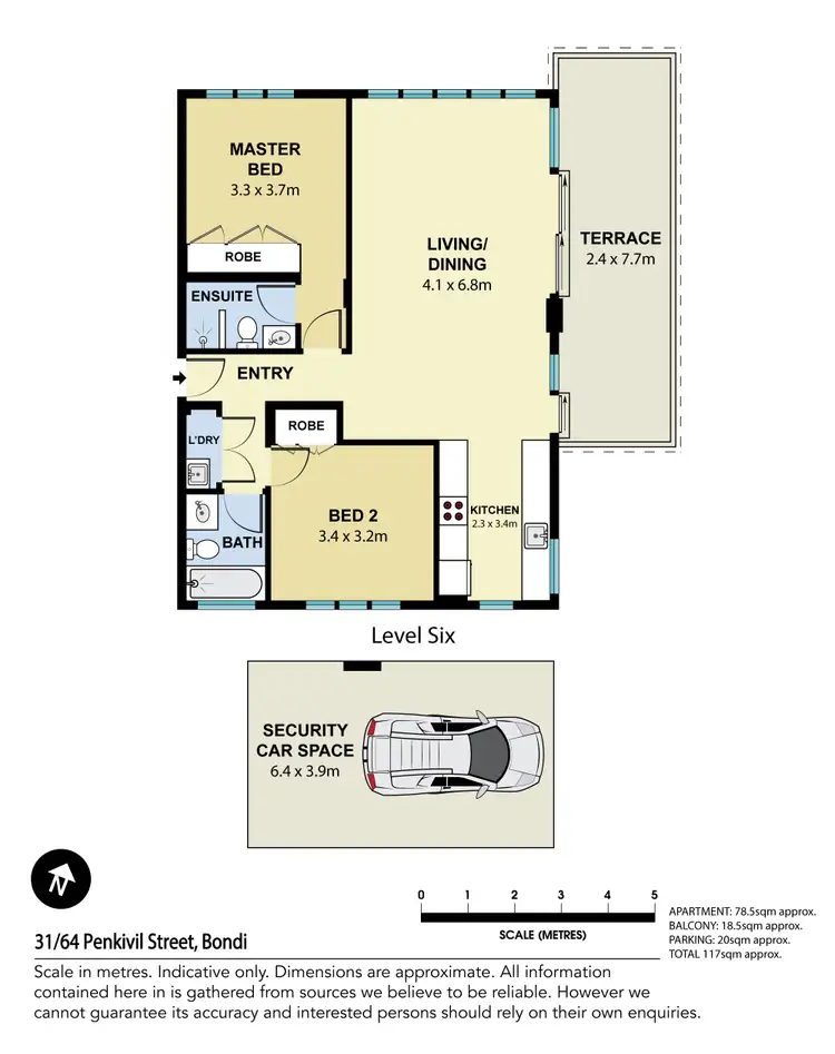 Floorplan of Homely apartment listing, 31/64 Penkivil Street, Bondi NSW 2026