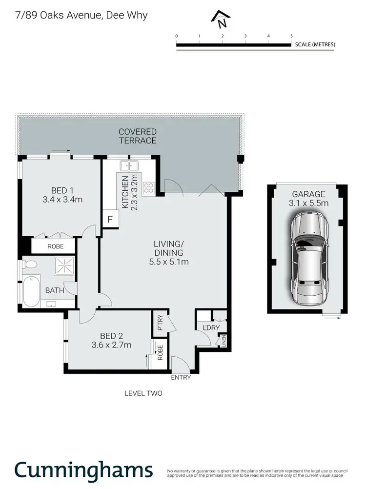 Floorplan of Homely apartment listing, 7/89 Oaks Avenue, Dee Why NSW 2099