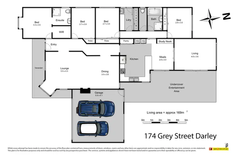 Floorplan of Homely house listing, 174 Grey Street, Darley VIC 3340