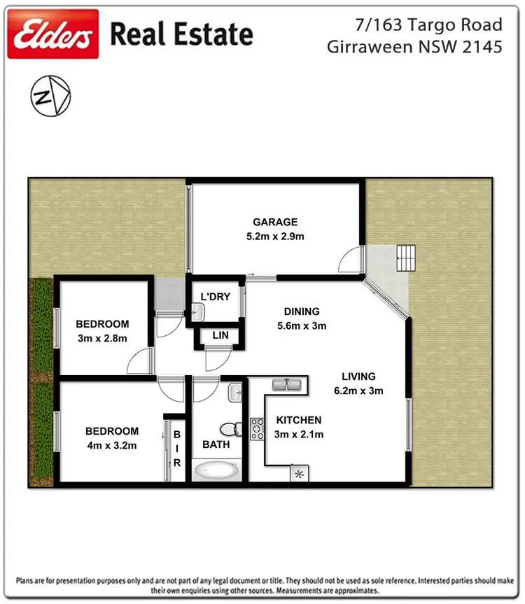 Floorplan of Homely villa listing, 7/163 Targo Road, Girraween NSW 2145