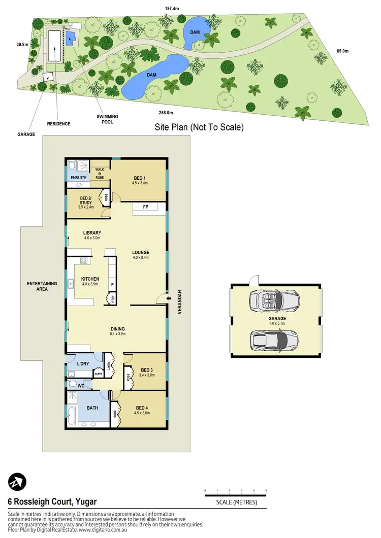 Floorplan of Homely house listing, 6 Rossleigh Court, Yugar QLD 4520