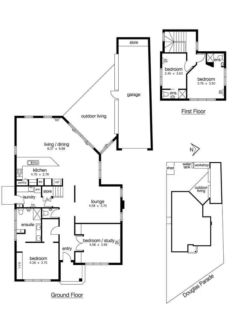 Floorplan of Homely house listing, 165 Douglas Parade, Williamstown VIC 3016