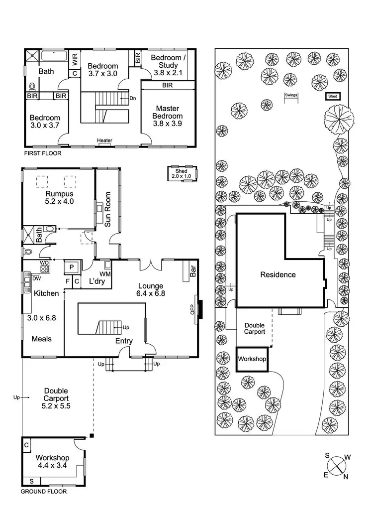 Floorplan of Homely house listing, 25 Glen Avenue, Croydon VIC 3136