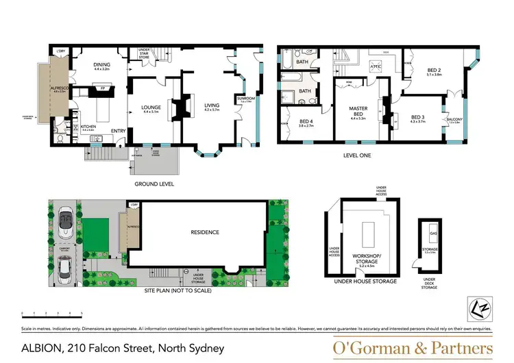 Floorplan of Homely terrace listing, 210 Falcon Street, North Sydney NSW 2060