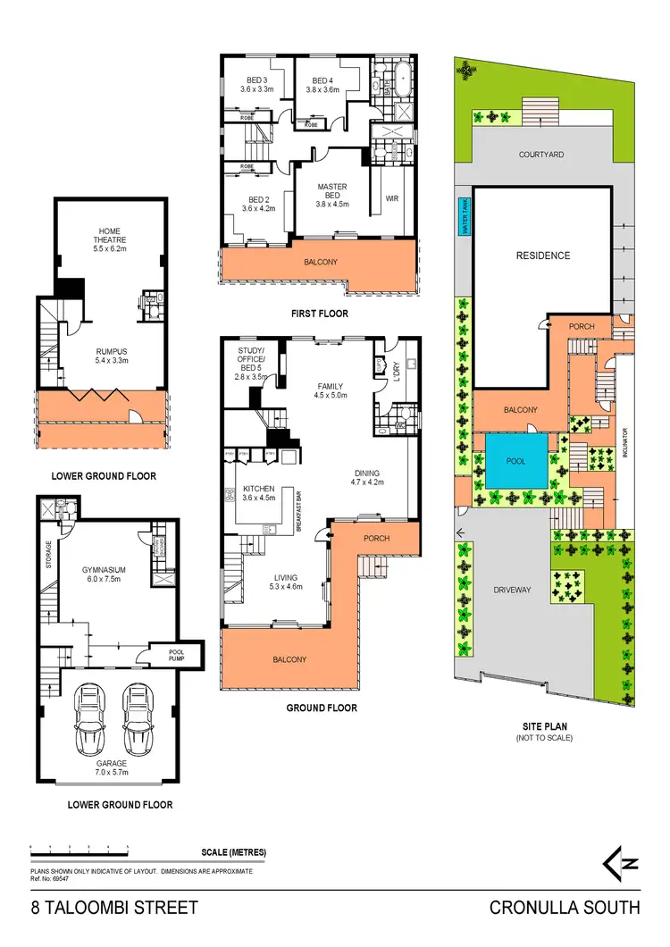Floorplan of Homely house listing, 8 Taloombi Street, Cronulla NSW 2230