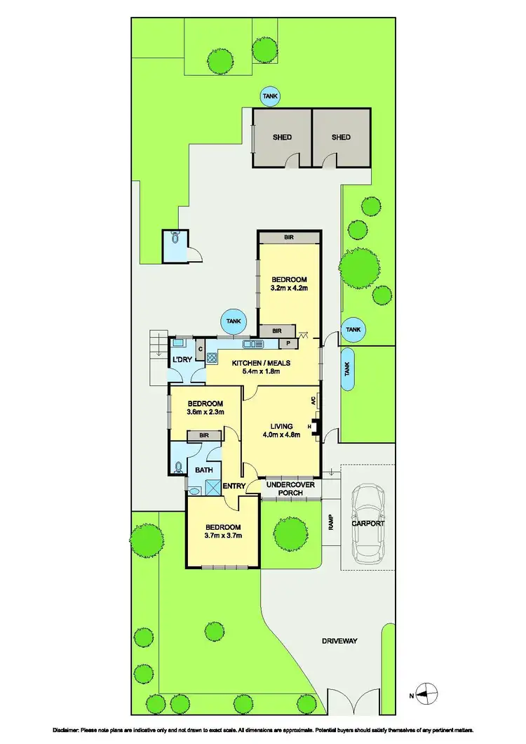 Floorplan of Homely house listing, 2 Ameily Crescent, Reservoir VIC 3073