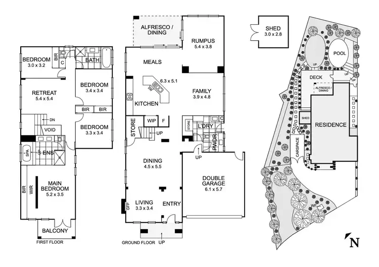 Floorplan of Homely house listing, 11 Sugar Gum Boulevard, Greensborough VIC 3088
