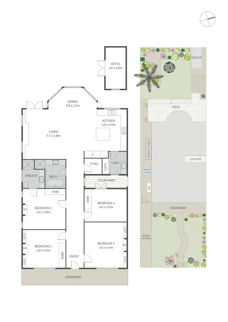Floorplan of Homely house listing, 1 Service Avenue, Ashfield NSW 2131