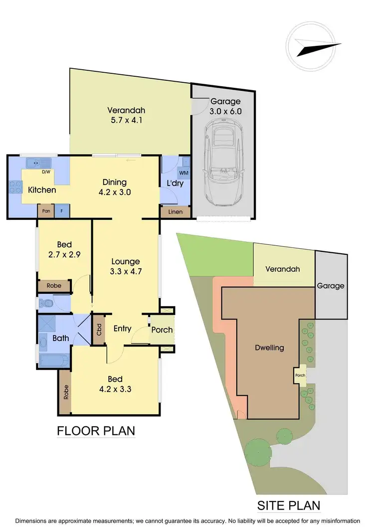 Floorplan of Homely unit listing, 5 San Marco Place, Mill Park VIC 3082