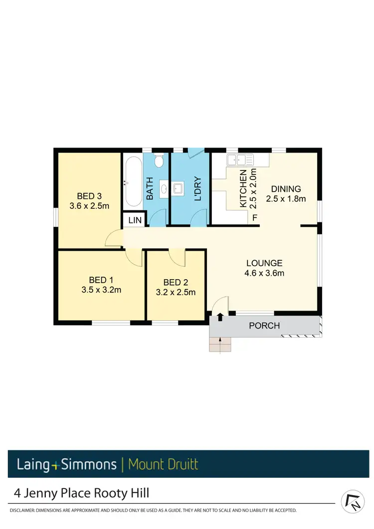 Floorplan of Homely house listing, 4 Jenny Place, Rooty Hill NSW 2766