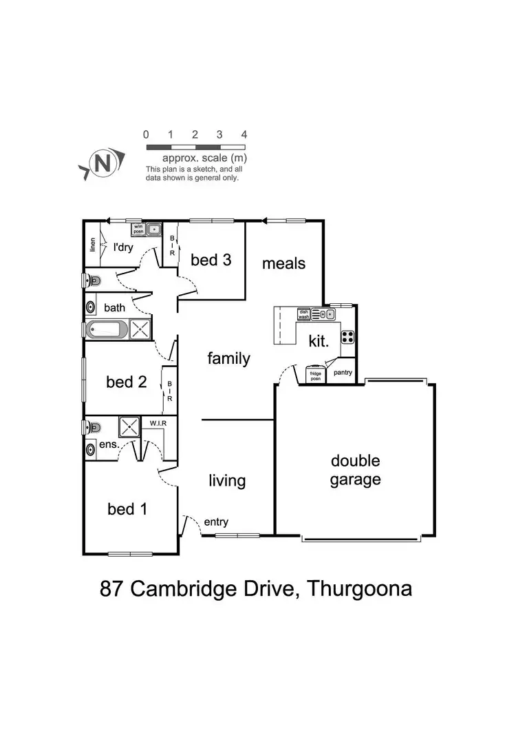 Floorplan of Homely house listing, 87 Cambridge Drive, Thurgoona NSW 2640