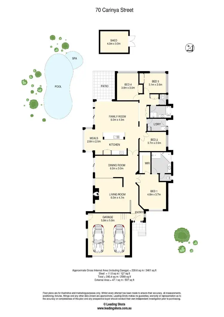 Floorplan of Homely house listing, 70 Carinya Street, Indooroopilly QLD 4068