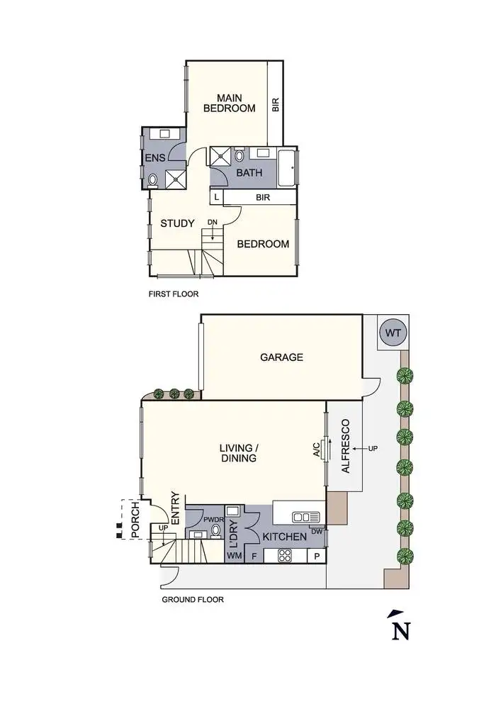 Floorplan of Homely townhouse listing, 4 Element Way, Diamond Creek VIC 3089