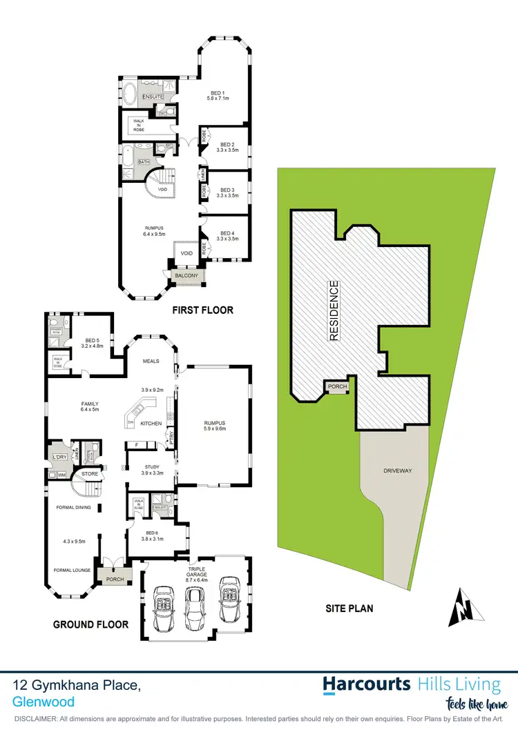 Floorplan of Homely house listing, 12 Gymkhana Place, Glenwood NSW 2768