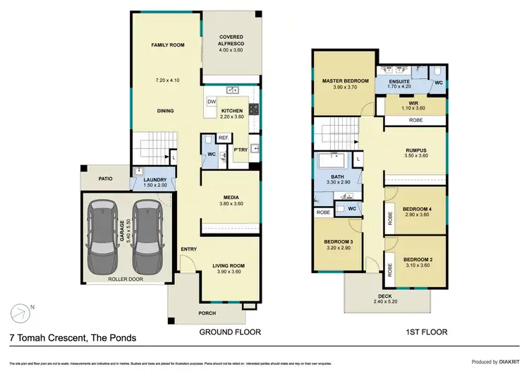 Floorplan of Homely house listing, 7 Tomah Crescent, The Ponds NSW 2769