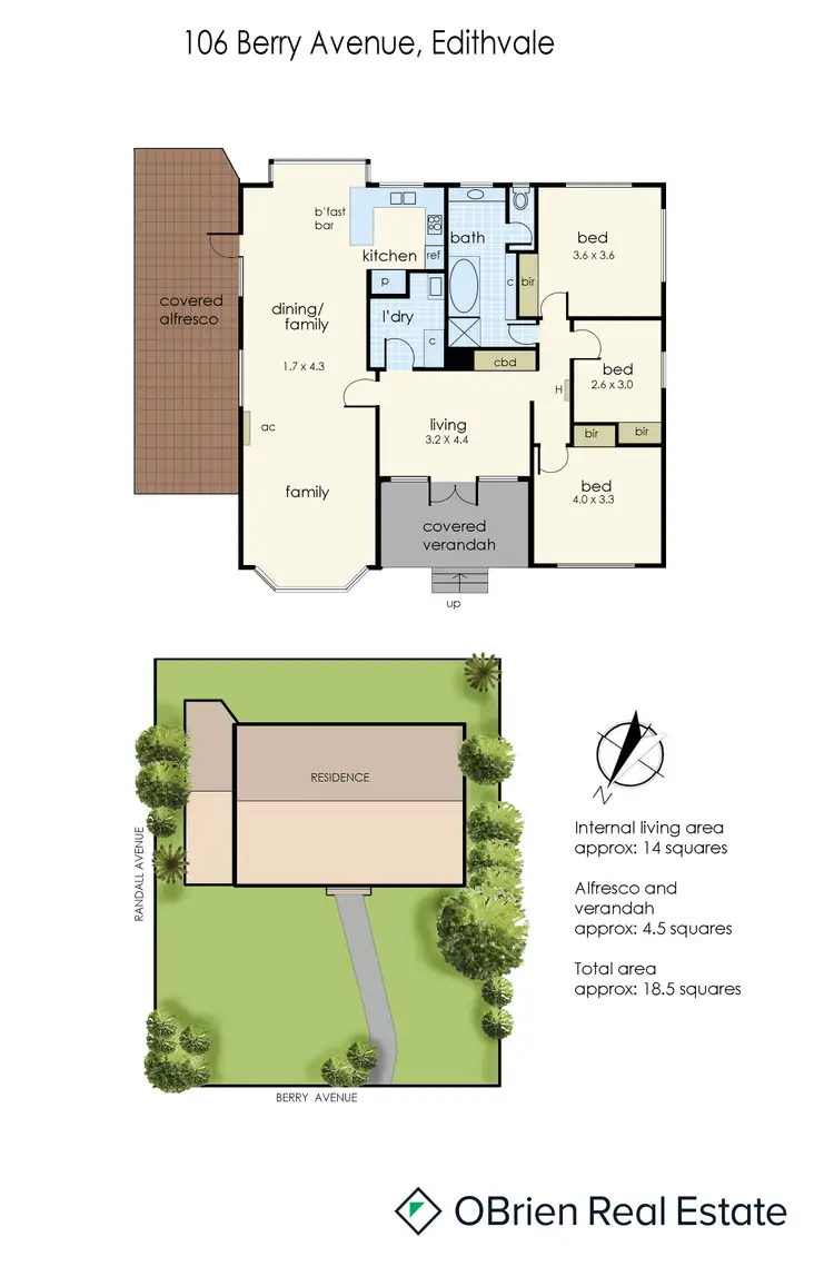 Floorplan of Homely house listing, 106 Berry Avenue, Edithvale VIC 3196