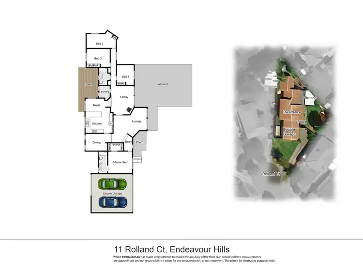 Floorplan of Homely house listing, 11 Rolland Court, Endeavour Hills VIC 3802